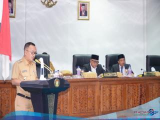 Pj Bupati Kampar Sampaikan Nota Pidato Ranperda Perubahan APBD TA 2023